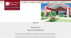 Desktop Screenshot of glenoakshospital.com